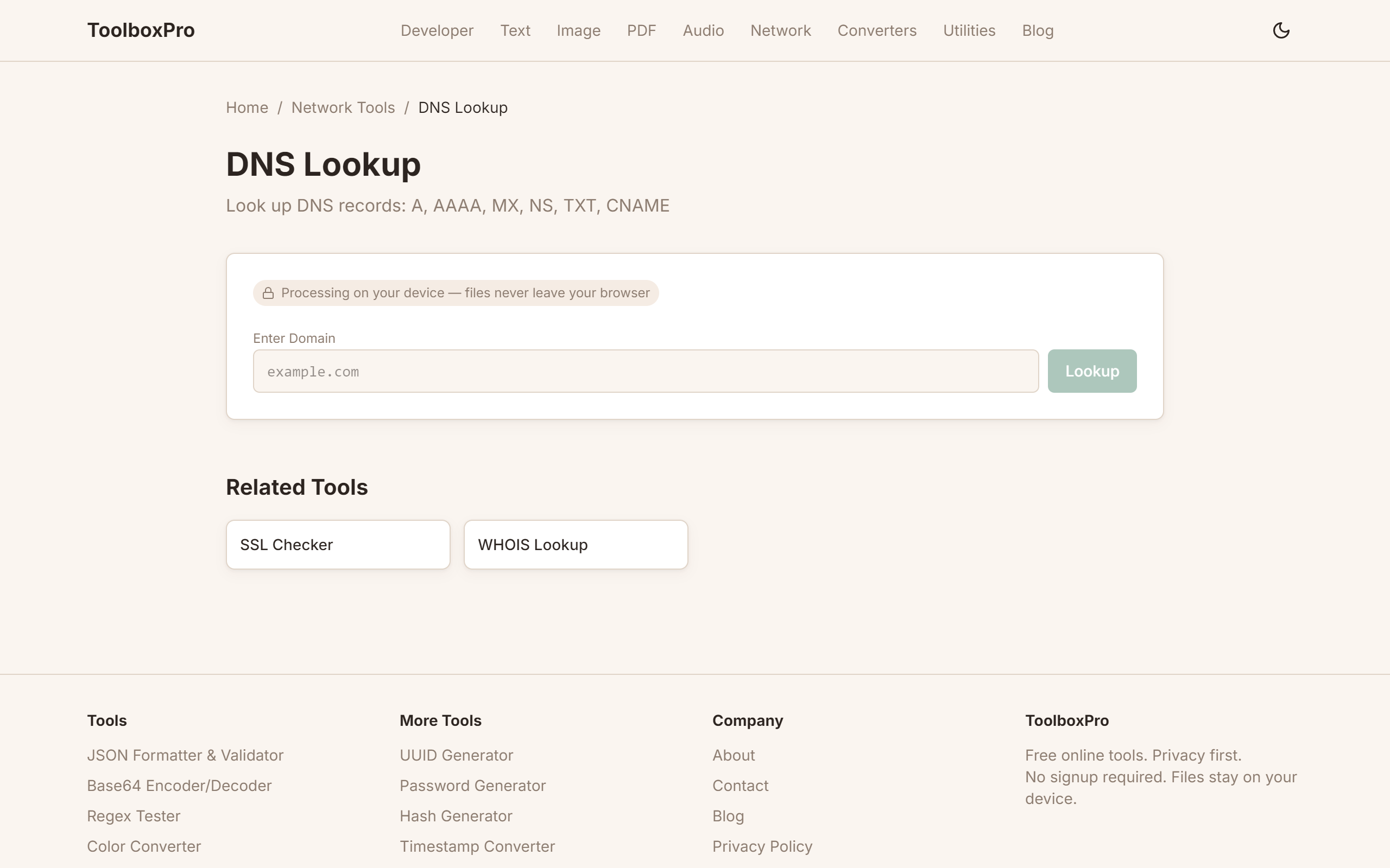 DNS Lookup Tool: How to Query DNS Records for Any Domain