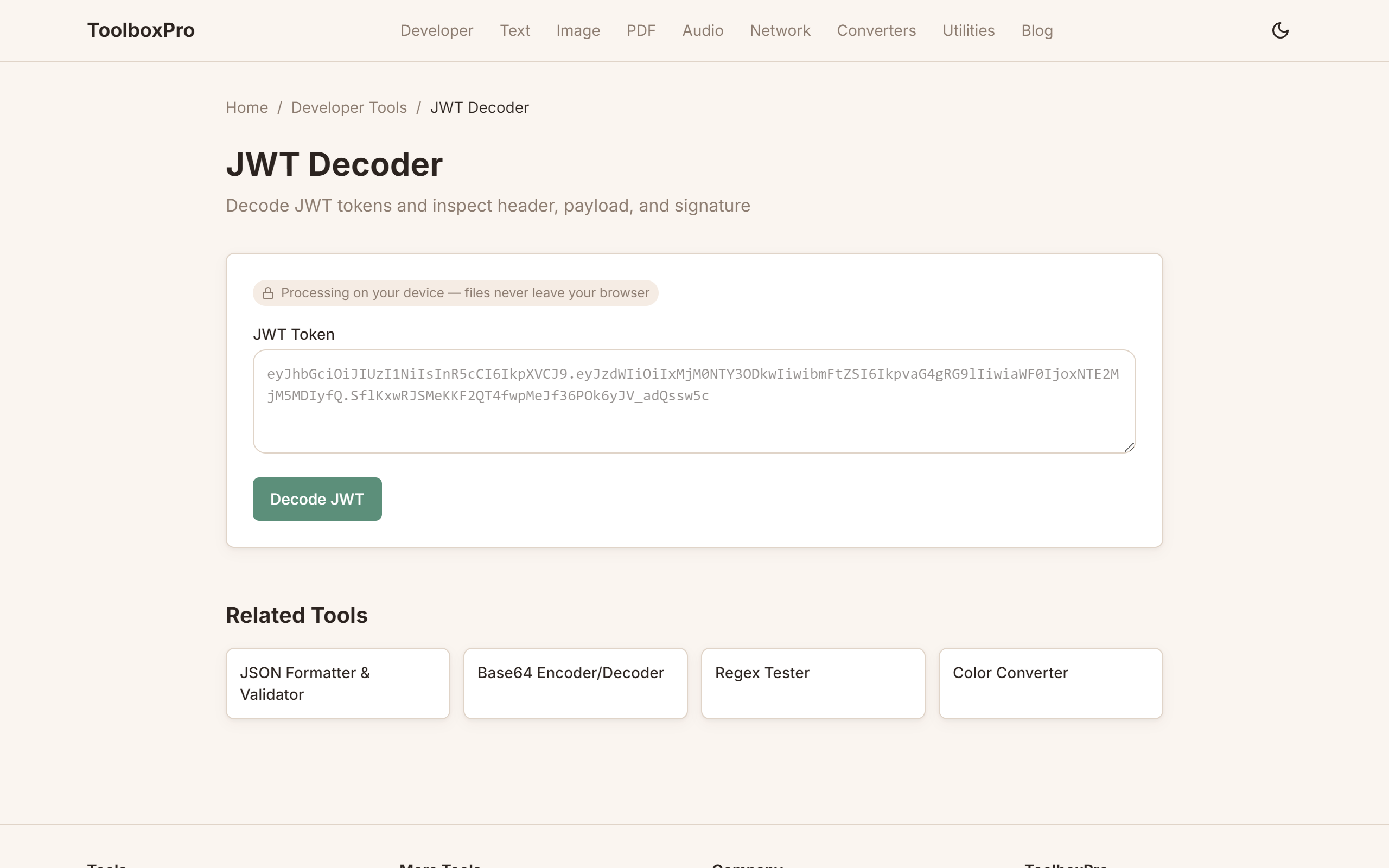 JWT Decoder: How to Decode and Inspect JSON Web Tokens